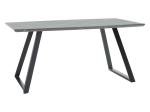 ΤΡΑΠΕΖΙ ROUSE PAKOWORLD MDF ΜΑΥΡΟ ΜΑΡΜΑΡΟΥ-ΜΑΥΡΟ 160X90X75ΕΚ