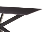 ΤΡΑΠΕΖΙ BETHAN PAKOWORLD SINTERED STONE ΓΚΡΙ CEMENT-ΜΑΥΡΟ 180X90X75ΕΚ