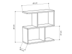 ΒΟΗΘΗΤΙΚΟ ΤΡΑΠΕΖΙ HOMEMANIA PAKOWORLD ΧΡΩΜΑ ΦΥΣΙΚΟ 60X20X60ΕΚ