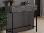 ΚΟΝΣΟΛΑ ELETTRA PAKOWORLD ΑΝΘΡΑΚΙ-ΜΑΥΡΟ 110X35.5X90ΕΚ