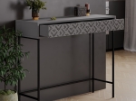 ΚΟΝΣΟΛΑ ELETTRA PAKOWORLD ΑΝΘΡΑΚΙ-ΜΑΥΡΟ 110X35.5X90ΕΚ