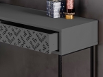 ΚΟΝΣΟΛΑ ELETTRA PAKOWORLD ΑΝΘΡΑΚΙ-ΜΑΥΡΟ 110X35.5X90ΕΚ