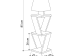 ΦΩΤΙΣΤΙΚΟ ΔΑΠΕΔΟΥ PWL-1231 PAKOWORLD Ε27 ΛΕΥΚΟ 22X22X85ΕΚ