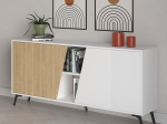 ΜΠΟΥΦΕΣ HANA PAKOWORLD ΛΕΥΚΟ-ΦΥΣΙΚΟ 180X35.5X82ΕΚ