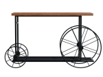 ΚΟΝΣΟΛΑ BIKE PAKOWORLD ΧΡΩΜΑ ΜΑΥΡΟ-ΚΑΡΥΔΙ 148X28X85ΕΚ