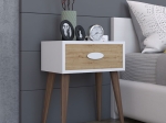 ΚΟΜΟΔΙΝΟ LABER PAKOWORLD ΜΕ ΕΝΑ ΣΥΡΤΑΡΙ ΚΑΡΥΔΙ-ΛΕΥΚΟ-SONOMA 45X30X57.5ΕΚ
