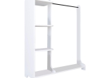 ΕΠΙΠΛΟ ΕΙΣΟΔΟΥ RENESME PAKOWORLD ΛΕΥΚΟ 106X35X128ΕΚ