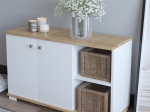 ΕΠΙΠΛΟ ΕΙΣΟΔΟΥ DERIL PAKOWORLD ΛΕΥΚΟ-SONOMA 90X33X52.5ΕΚ