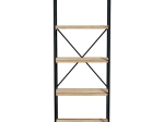 ΒΙΒΛΙΟΘΗΚΗ BAKER PAKOWORLD ΚΑΡΥΔΙ-ΜΑΥΡΟ 66X34X180ΕΚ