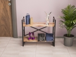 ΧΑΜΗΛΗ ΒΙΒΛΙΟΘΗΚΗ BAKER PAKOWORLD ΚΑΡΥΔΙ-ΜΑΥΡΟ 66X34X75ΕΚ