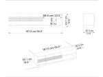 ΕΠΙΠΛΟ ΤΗΛΕΟΡΑΣΗΣ YUBO PAKOWORLD ΛΕΥΚΟ-ΦΥΣΙΚΟ 167,6X35X43ΕΚ