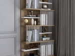 ΒΙΒΛΙΟΘΗΚΗ GASSIM PAKOWORLD SONOMA-ΛΕΥΚΟ 80X26.4X160ΕΚ