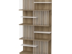 ΒΙΒΛΙΟΘΗΚΗ GASSIM PAKOWORLD SONOMA-ΛΕΥΚΟ 80X26.4X160ΕΚ