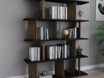 ΒΙΒΛΙΟΘΗΚΗ RATU PAKOWORLD SONOMA-ΜΑΥΡΟ 120X24,6X141ΕΚ