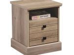 Κομοδίνο Libby pakoworld φυσικό 40x40x50.5εκ