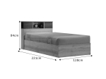 ΚΡΕΒΑΤΙ OLYMPUS PAKOWORLD ΣΕ ΧΡΩΜΑ CASTILLO-TORO 120X200ΕΚ