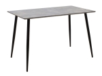 ΤΡΑΠΕΖΙ CUBA PAKOWORLD MDF ΓΚΡΙ CEMENT-ΜΑΥΡΟ 120X80X76ΕΚ