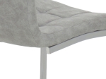 ΚΑΡΕΚΛΑ DARRELL PAKOWORLD PU ΑΝΤΙΚΕ ΓΚΡΙ-ΒΑΣΗ ΧΡΩΜΙΟΥ 42X49X106ΕΚ