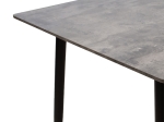 ΤΡΑΠΕΖΙ CUBA PAKOWORLD MDF ΓΚΡΙ CEMENT-ΜΑΥΡΟ 70X70X75ΕΚ