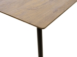 ΤΡΑΠΕΖΙ CUBA PAKOWORLD MDF SONOMA-ΜΑΥΡΟ 70X70X75ΕΚ
