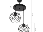 ΦΩΤΙΣΤΙΚΟ ΟΡΟΦΗΣ ΔΙΦΩΤΟ PWL-1021 PAKOWORLD Ε27 ΜΑΥΡΟ Φ40X70ΕΚ