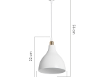 ΦΩΤΙΣΤΙΚΟ ΟΡΟΦΗΣ ΜΟΝΟΦΩΤΟ LOFTY PAKOWORLD Ε27 ΛΕΥΚΟ Φ18X22ΕΚ
