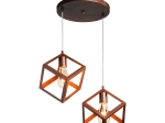 ΦΩΤΙΣΤΙΚΟ ΟΡΟΦΗΣ ΔΙΦΩΤΟ PWL-1152 PAKOWORLD Ε27 ΚΑΦΕ 50X50X82ΕΚ
