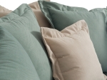 ΓΩΝΙΑΚΟΣ ΚΑΝΑΠΕΣ ΔΕΞΙΑ ΓΩΝΙΑ ROMANTIC PAKOWORLD ΥΦΑΣΜΑ CIEL-CREAM 290X235X95ΕΚ