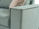 ΓΩΝΙΑΚΟΣ ΚΑΝΑΠΕΣ ΔΕΞΙΑ ΓΩΝΙΑ ROMANTIC PAKOWORLD ΥΦΑΣΜΑ CIEL-CREAM 290X235X95ΕΚ