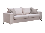 ΚΑΝΑΠΕΣ VERONA 3ΘΕΣΙΟΣ CREAM - ΜΑΞΙΛΑΡΙΑ MOCHA 225X93X100ΕΚ