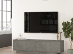 ΕΠΙΠΛΟ ΤΗΛΕΟΡΑΣΗΣ ZOEVA PAKOWORLD ΓΚΡΙ CEMENTO 140X35,5X38ΕΚ