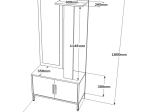 ΕΠΙΠΛΟ ΕΙΣΟΔΟΥ BRIDGER PAKOWORLD ΜΑΥΡΟ-ΚΑΡΥΔΙ 80X35X180ΕΚ