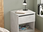 ΚΟΜΟΔΙΝΟ COMPLETE PAKOWORLD ΓΚΡΙ ANTIQUE-WENGE 40X35.5X46ΕΚ