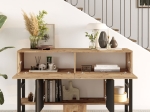 ΜΠΟΥΦΕΣ JAYDON PAKOWORLD ΜΕΛΑΜΙΝΗΣ ΦΥΣΙΚΟ-ΜΑΥΡΟ 139X43X83.5ΕΚ
