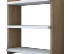 ΡΑΦΙΕΡΑ ANTHIA PAKOWORLD ΚΑΡΥΔΙ-ΛΕΥΚΟ 43.5X15X45ΕΚ