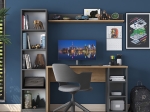 ΓΡΑΦΕΙΟ ΜΕ ΒΙΒΛΙΟΘΗΚΗ GOLDIE PAKOWORLD ΑΝΘΡΑΚΙ-ΦΥΣΙΚΟ 160X45X161.8ΕΚ