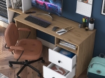 ΓΡΑΦΕΙΟ ΜΕ ΒΙΒΛΙΟΘΗΚΗ GOLDIE PAKOWORLD ΛΕΥΚΟ-ΦΥΣΙΚΟ 160X50X161.8ΕΚ