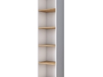 ΓΡΑΦΕΙΟ ΜΕ ΒΙΒΛΙΟΘΗΚΗ GOLDIE PAKOWORLD ΛΕΥΚΟ-ΦΥΣΙΚΟ 160X50X161.8ΕΚ