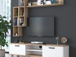 ΣΥΝΘΕΤΟ ΣΑΛΟΝΙΟΥ CELTY PAKOWORLD ΦΥΣΙΚΟ-ΛΕΥΚΟ 180X35X48.5ΕΚ