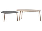 ΤΡΑΠΕΖΙ ΣΑΛΟΝΙΟΥ MONTY PAKOWORLD OAK-ΜΑΥΡΟ ΜΑΡΜΑΡΟΥ 116X46X46ΕΚ