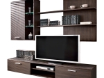 ΣΥΝΘΕΤΟ ΣΑΛΟΝΙΟΥ SALOME PAKOWORLD LED WENGE 200X41X190ΕΚ