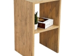 ΒΟΗΘΗΤΙΚΟ ΤΡΑΠΕΖΙ LEOFRIC PAKOWORLD ΜΕΛΑΜΙΝΗΣ OAK 30X30X60ΕΚ