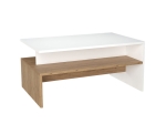 ΤΡΑΠΕΖΙ ΣΑΛΟΝΙΟΥ RIHARDO PAKOWORLD ΜΕΛΑΜΙΝΗΣ OAK-ΛΕΥΚΟ 90X56X42ΕΚ