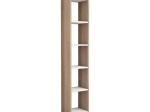 ΒΙΒΛΙΟΘΗΚΗ DARCO PAKOWORLD ΜΕΛΑΜΙΝΗΣ OAK-ΛΕΥΚΟ 28.6X22X160ΕΚ