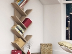 ΒΙΒΛΙΟΘΗΚΗ LUPTUS PAKOWORLD ΜΕΛΑΜΙΝΗΣ OAK 46X22X128.5ΕΚ