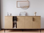 ΜΠΟΥΦΕΣ TAJESY PAKOWORLD ΜΕΛΑΜΙΝΗΣ OAK 180X40X78ΕΚ