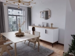 ΜΠΟΥΦΕΣ TAJESY PAKOWORLD ΜΕΛΑΜΙΝΗΣ ΛΕΥΚΟ 180X40X78ΕΚ