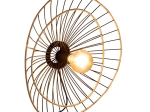 ΦΩΤΙΣΤΙΚΟ ΤΟΙΧΟΥ-ΑΠΛΙΚΑ ALARA PAKOWORLD E27 40W ΧΡΥΣΟ-ΜΑΥΡΟ Φ45X11ΕΚ