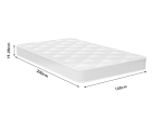 ΣΤΡΩΜΑ FIX PAD CHIC STROM ΜΟΝΗΣ ΟΨΗΣ 18-19CM 120X200ΕΚ