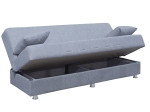 KΑΝΑΠΕΣ ΚΡΕΒΑΤΙ ROMINA PAKOWORLD 3ΘΕΣΙΟΣ ΥΦΑΣΜΑ ΓΚΡΙ 180X75X80ΕΚ